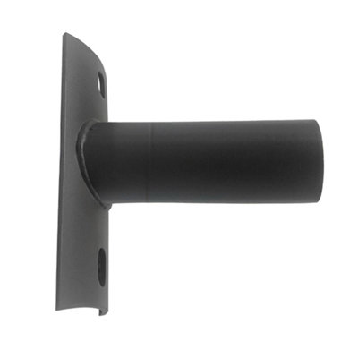 Side Tenon For Round Light Poles,2-3/8" OD Horizontal Tenon Arc Adapter For Slip Fitter Mount