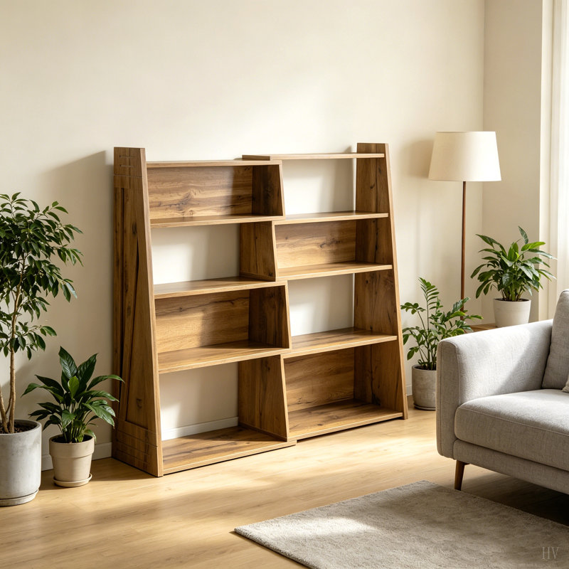Foldable bookshelf