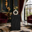 Table d'appoint contemporaine en panneau de fibres à densité moyenne à finition texturée pour table basse-129591004