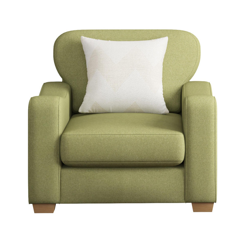 Upholstered Armchair, Mink