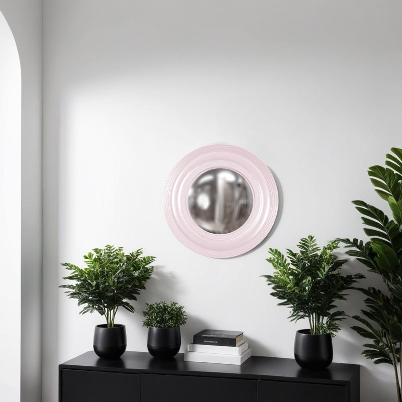 Round Mirror, Lilac