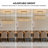 Adelene 72" 24-Light Dimmable Modern Rectangular Linear Bubble Glass Chandelier-871194904