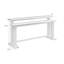 Wavell Console blanche rectangulaire en bois