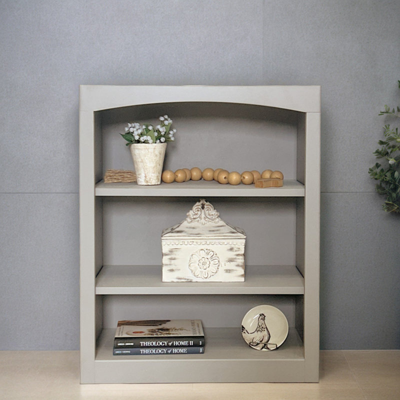 Bibliothèque classique Ossy, Gris orage, (3 tablettes) H 30 po x l 24 po x P 12 po