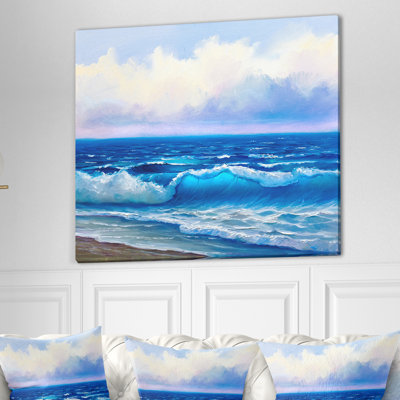 Paysage marin-reproduction sur toile tendue