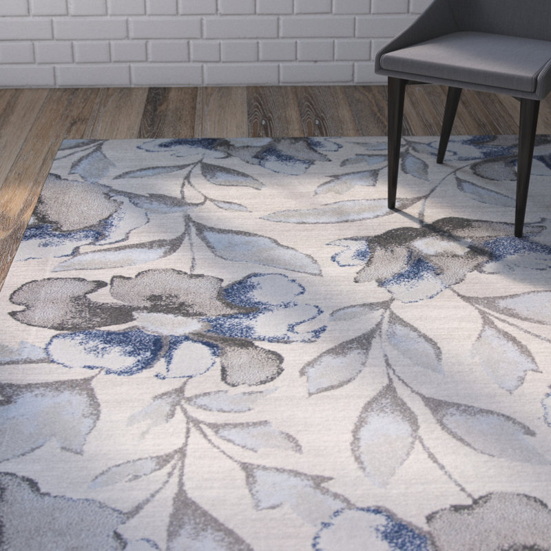 Favorinus Geometric Indoor Rug, Rectangle 7'10" x 10'10"