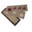 Handmade Grey Hand Felted Wool Table Runner with Snowflakes - 16x44
