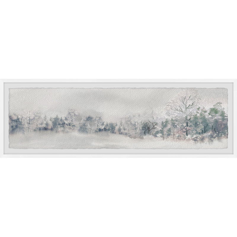 Rest In Winter's Silence - Single Picture Frame Panoramic Painting