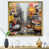 Gold Single Picture Framed