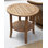 Teak Outdoor Round Teak Side Table
