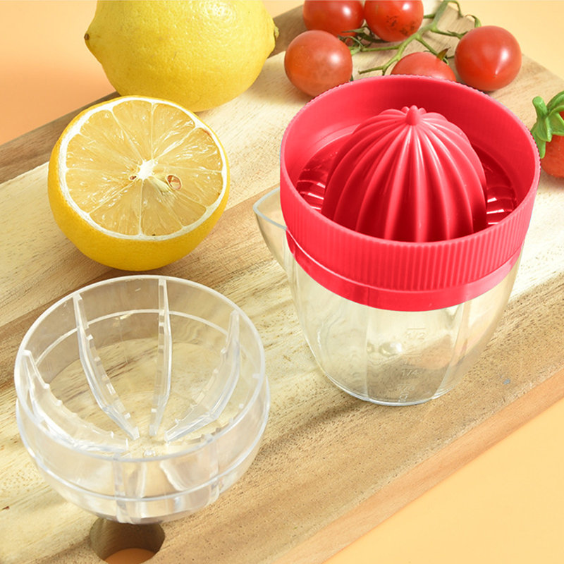 Home Multifonctionnel Presse à citron Presse-citron manuel portatif, Red