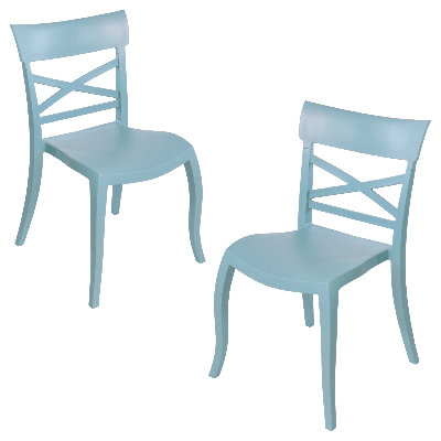 18.5 " H Plastic Side Chair Stacking