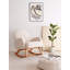 Bina Velvet Swivel Wingback Chair