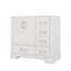 Meuble-lavabo traditionnel 36 po avec lavabo en céramique, armoire de salle de bain avec deux portes à fermeture douce et quatre tiroirs-1021236865
