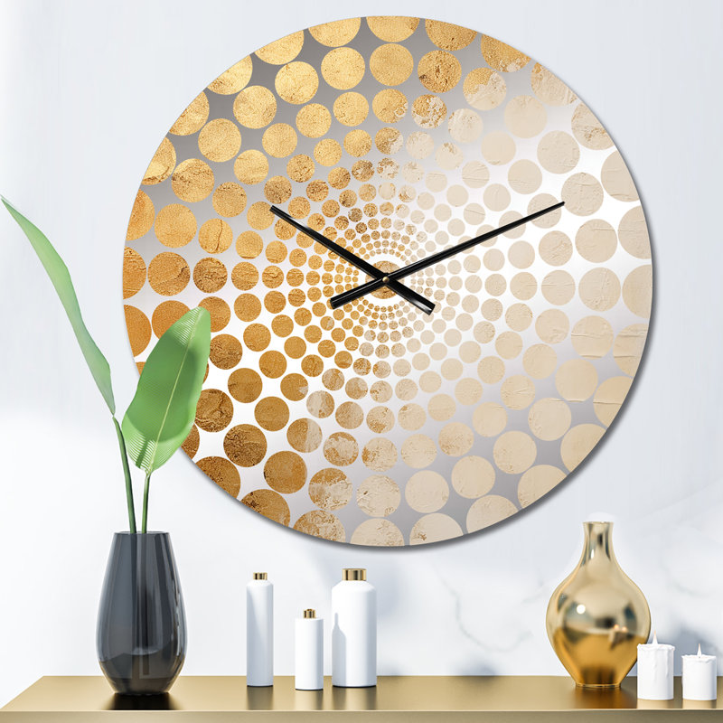 Abstract Split - Abstract Shapes Wall Clock, Small