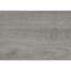 Bureau d'ordinateur assis-debout en stratifié gris avec étagères, 122 cm (48 po) de long, base en métal noir, usage bureau/maison, rangement intégré.