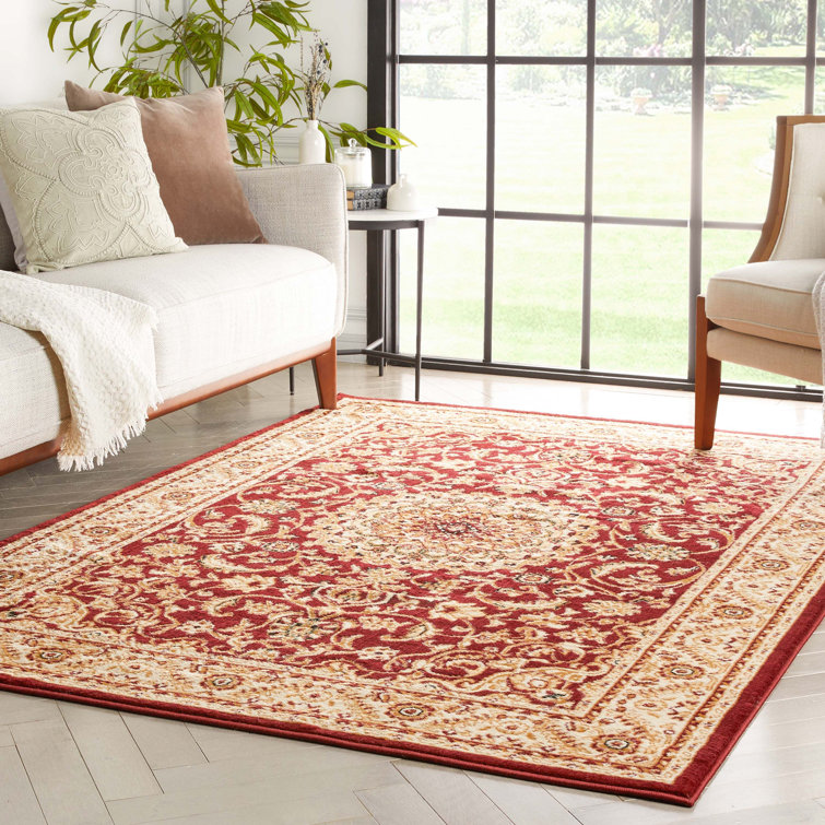 Tapis oriental rouge / beige Greisy