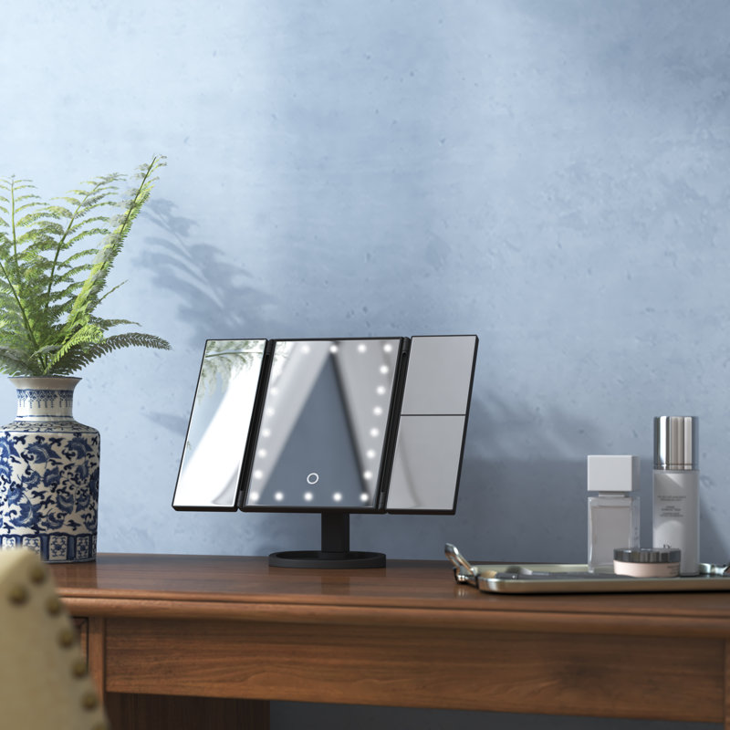 Robinswood Flat Floor Mirror, Black 