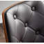 Chaise d'appoint rembourrée et capitonnée Amundi-1165404495