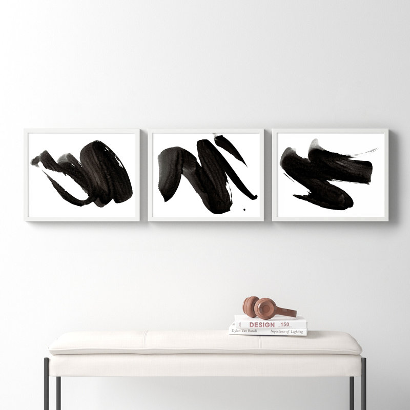 Dancers by Jacques Pilon, White Framed, 16" H x 20" W x 1.25" D