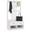Hall Tree SANDNES 87X40x159.5Cm Solid Wood Pine-1819761801