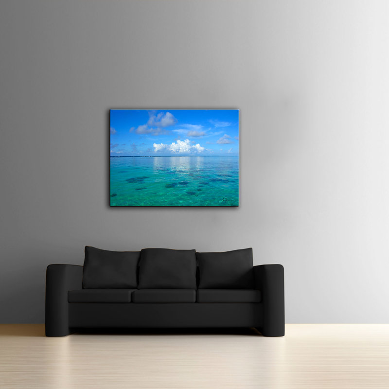 " Lagoon And Reef " by George Zucconi, 36" H x 48" W