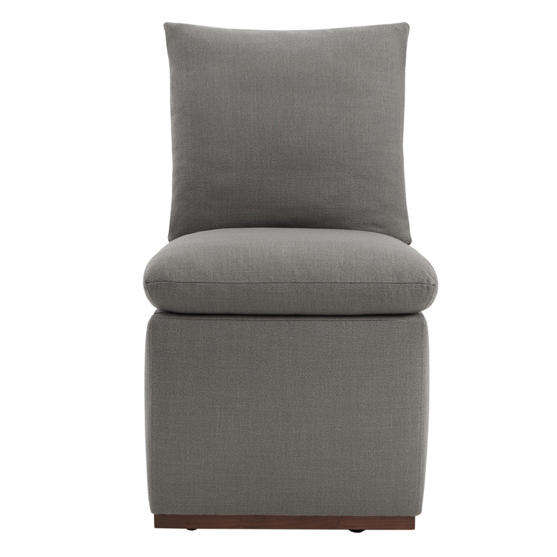 Chaise rembourrée Bobbi, Lin performance Effie Flint