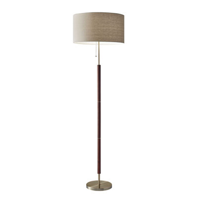 Ozgu 65.5'' Brown Traditional Floor Lamp
