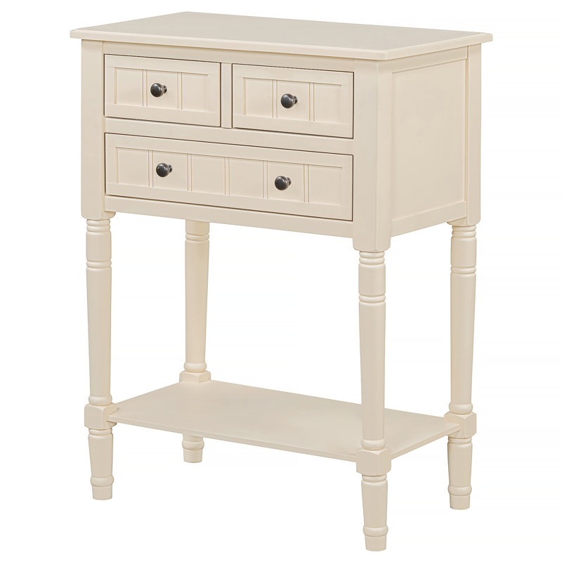 Console mince avec plusieurs options de rangement, idéale pour rehausser la décoration intérieure et organiser les espaces de vie.