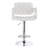 Jarette Swivel Upholstered Adjustable Height Counter Stool with Metal Frame-972864216