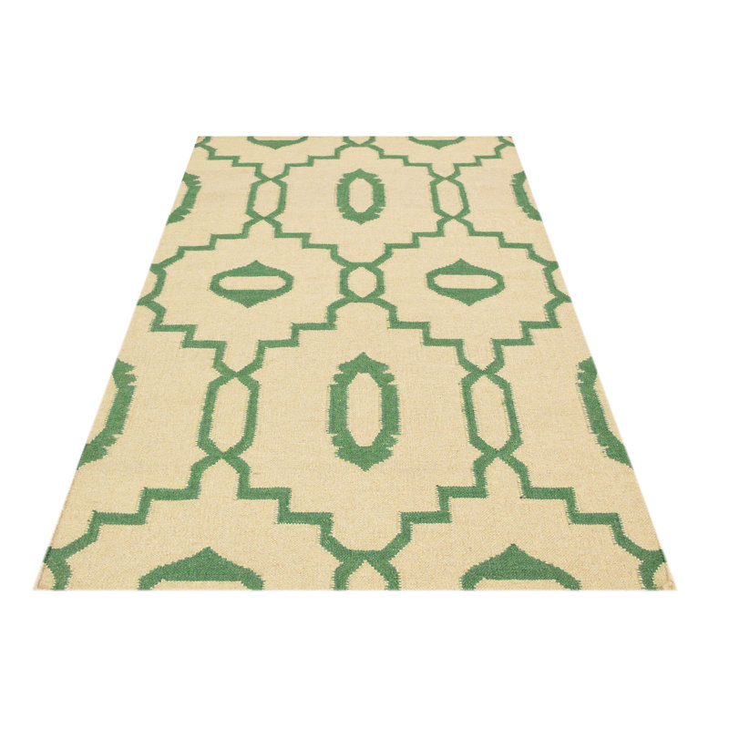 Rectangle 90 cm x 150 cm Geometric Hand Woven Kilim