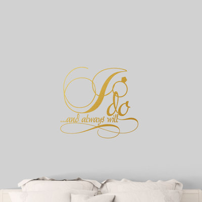 Escobar Text & Numbers Wall Decal