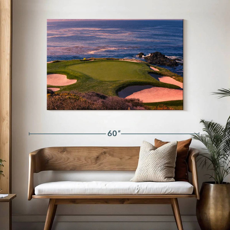 Sir Sir Golf à Pebble Beach, H 32 po x l 48 po
