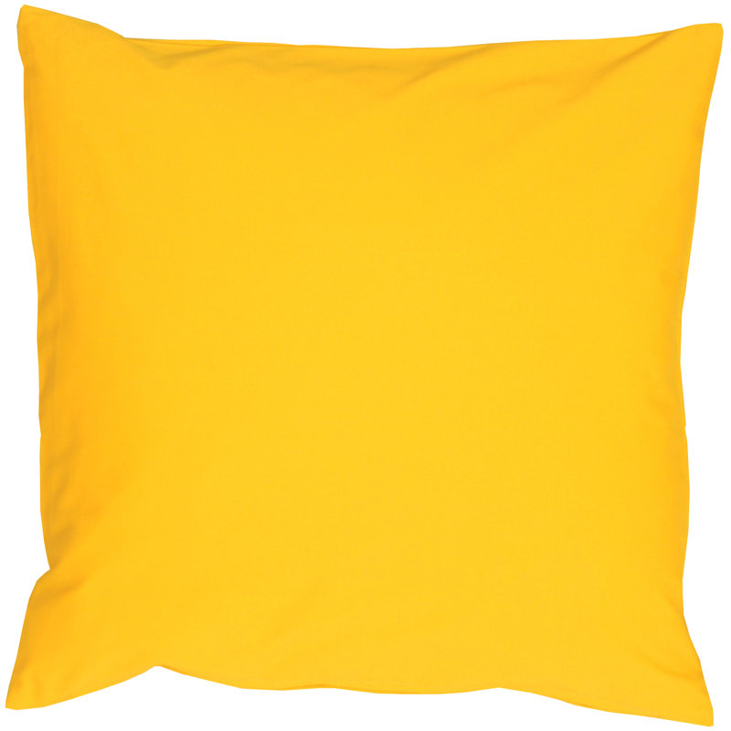 Housse et coussin à recouvrir carré Caravan, Jaune, H 23 po x l 23 po x P 7 po