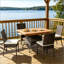 Outdoor Kitchen Chairs,Rattan Outdoor Dining Chairs,Garden Chairs(4Pcs Chairs)