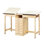 Adjustable Solid Wood Base Drafting Table