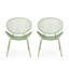 Chaise d'extérieur moderne (ensemble de 2)-840383941