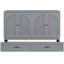 Grand lit moderne gris avec compartiments de rangement internes spacieux, grand tiroir pratique et polyvalent-867731200-867731204