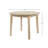 Ainsley Round Solid Wood Dining Table - Light Driftwood-1606735882