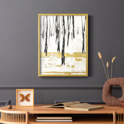 Impression encadrée «Gilded Winter II» - bois massif