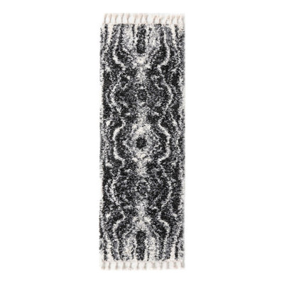 Tapis ikat gris Mitzy
