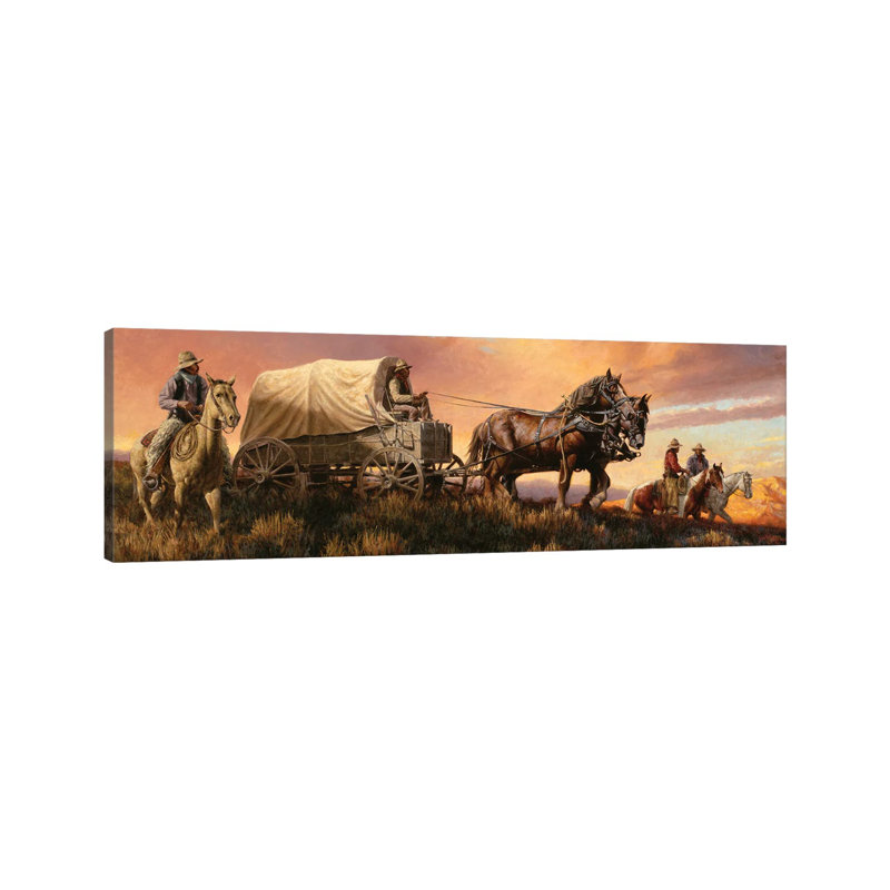 Big Sk 1 Piece Wrapped Canvas Panoramic Wall Art, 30.48 cm H x 91.44 cm W x 1.91 cm D