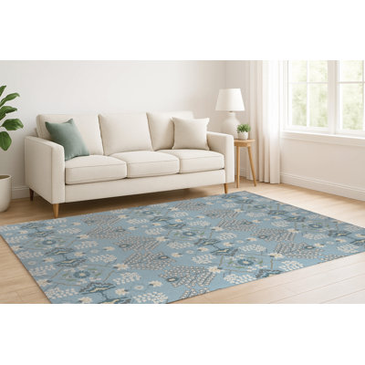 Tapis décoratif à poils courts Tilly