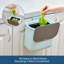 Petite poubelle suspendue avec couvercle en acier inoxydable, bac à compost sans odeur, poubelle peu encombrante pour armoire, sous évier, véhicule récréatif, salle de bain-121471397-121471393