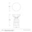 Nereo Chiseled Concrete Outdoor Accent Table