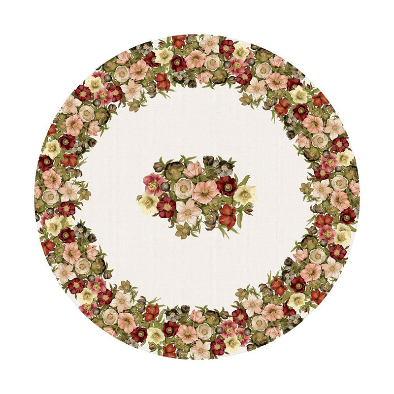  Nappe florale ronde