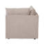Fauteuil d'appoint d'angle rembourré et modulaire-642595658