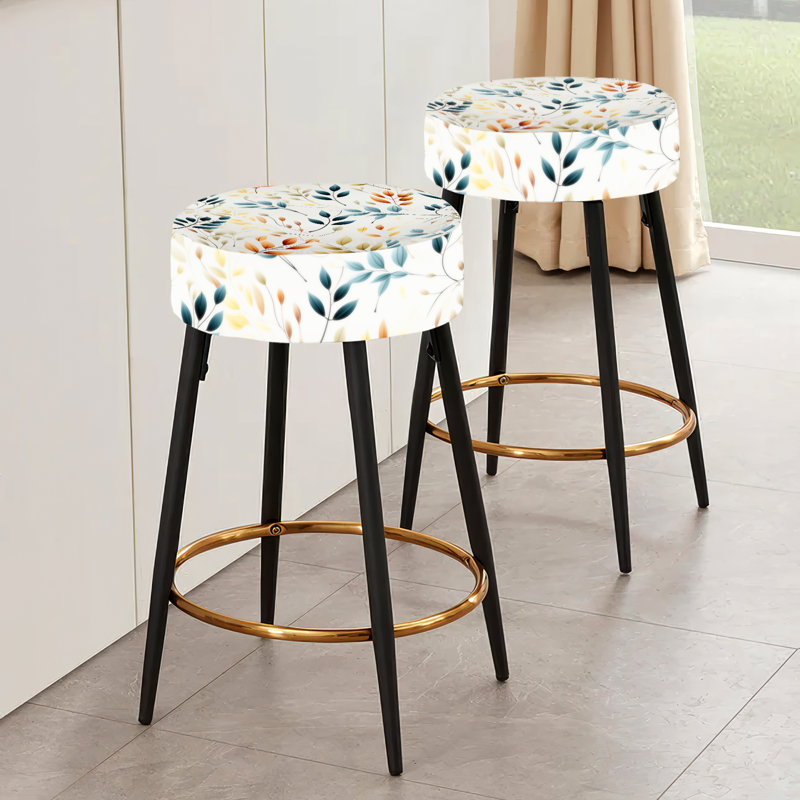 Minimalist Leaves II - Ensemble de 2 tabourets de bar Plants