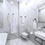 Ensemble de quincaillerie de salle de bain en aluminium 6 pièces