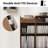Meher 45" W Vinyl Record Storage Cabinet with Charging Station, Adjustable Open Shelves-389083691